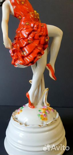 Антикварная балерина в стиле Арт-Деко, до 1936г