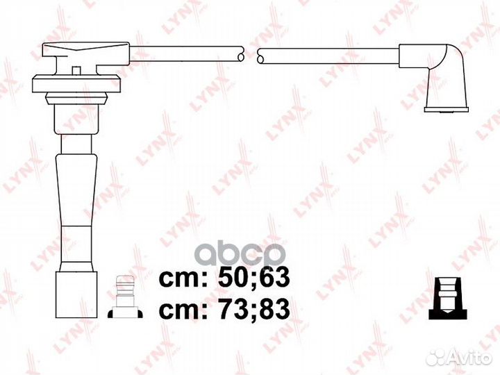 Комплект высоковольтных проводов honda CRV I 97