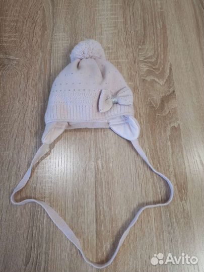 Зимняя шапочка для новорождённого