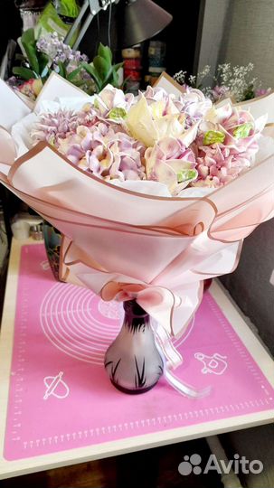 Сладкие букеты из зефира