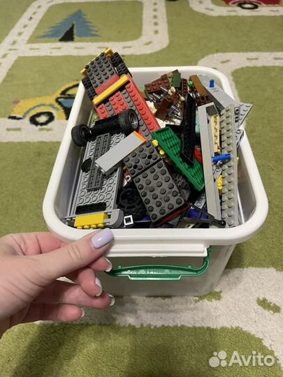 Lego Лего коробка с деталями