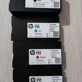 Комплект картридж HP711 плоттер t120 t520