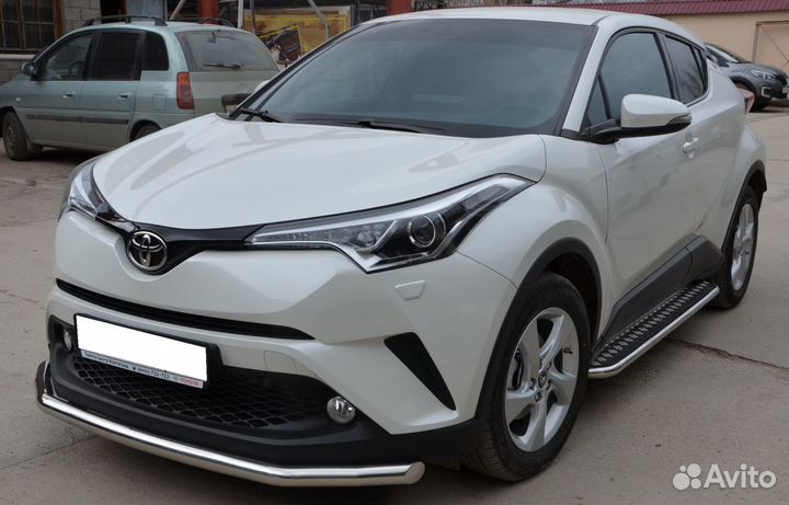 Защита переднего бампера Toyota C-HR 2018г