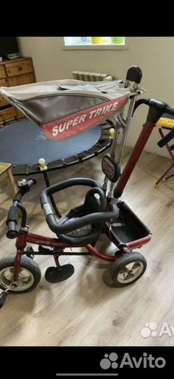 Детский велосипед б/у трех колесный