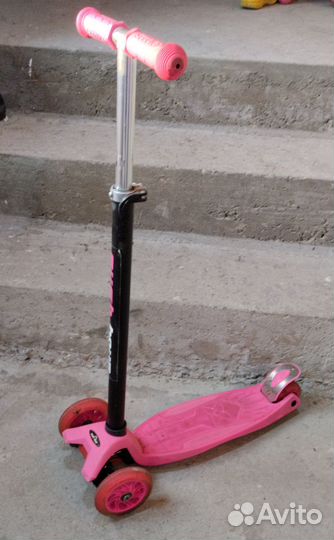 Самокат детский трехколесный бу