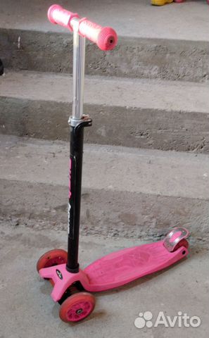 Самокат детский трехколесный бу