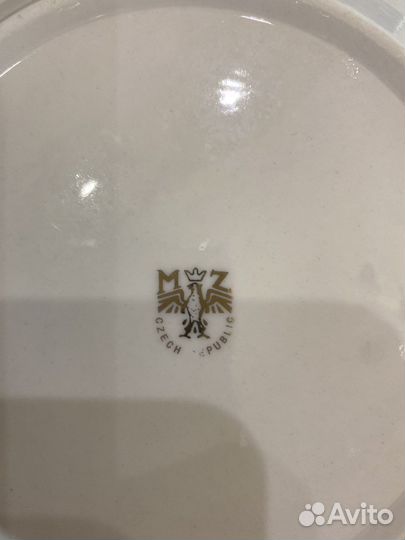 Набор тарелок Чехия фарфор 11 штук