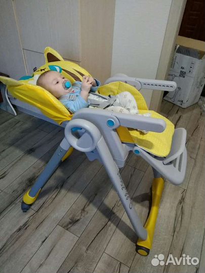 Стульчик для кормления chicco polly 2 старт