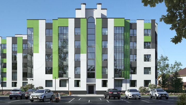 1-к. квартира, 40,6 м², 4/5 эт.