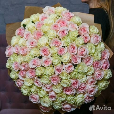 Букет роз на выписку с доставкой до двери