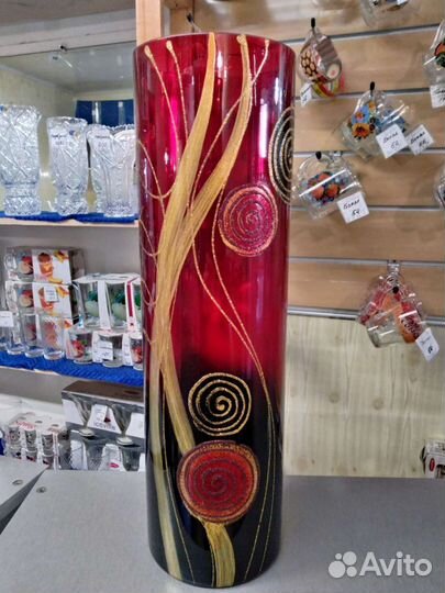 Ваза большая цилиндр