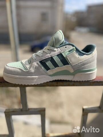 Кроссовки Adidas forum low мятные