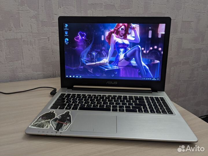 Мощный металлический ноутбук Asus i5 nvidia 740m