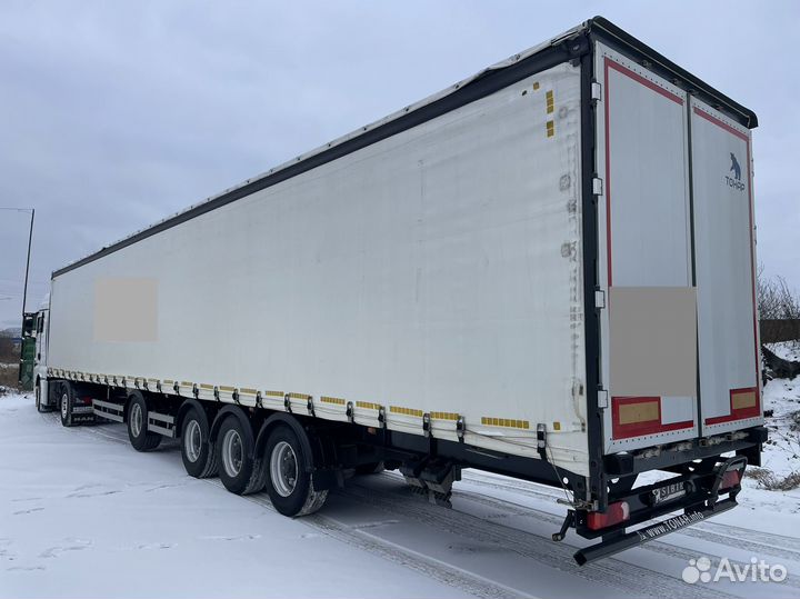 Полуприцеп шторно-бортовой Тонар T4-16V, 2023