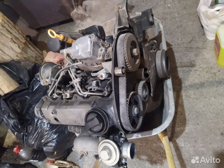 Двигатель дизельный 1.9 Volkswagen golf, bora,Т4