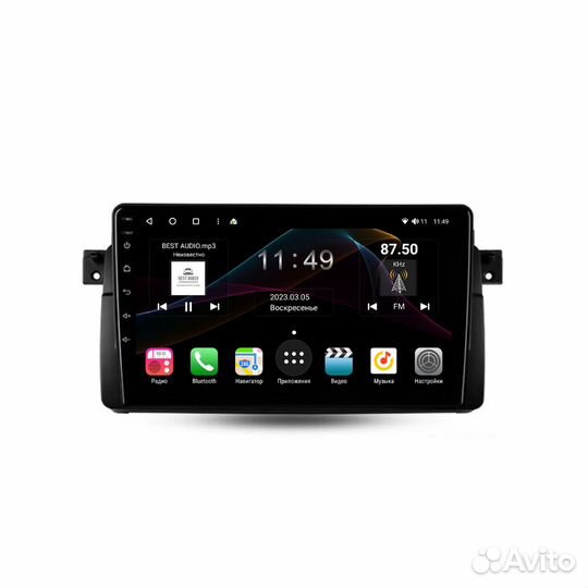 Магнитола BMW 3 Series E46 4G WiFi 8дер