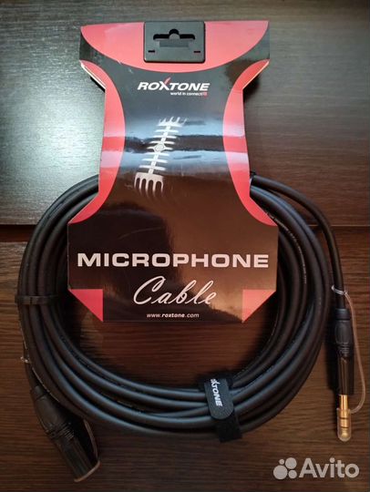 Кабель XLR (male) - jack, 10 метров