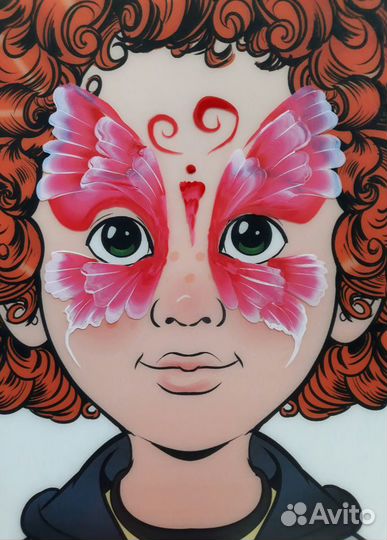 Аквагрим профессиональными красками на праздники