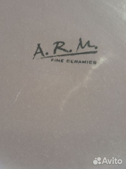 Кофейный набор,обливная керамика. A.R.M. Ирландия