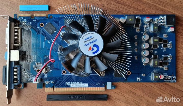 Видеокарта pcie Gigabyte ATI Radeon HD3870 (RV670)