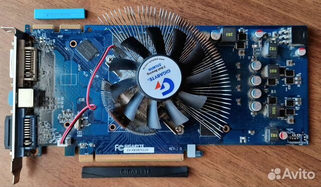 Видеокарта pcie Gigabyte ATI Radeon HD3870 (RV670)