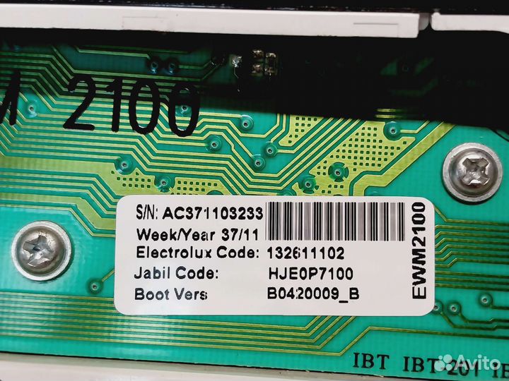 Плата управления стиральной машины Electrolux