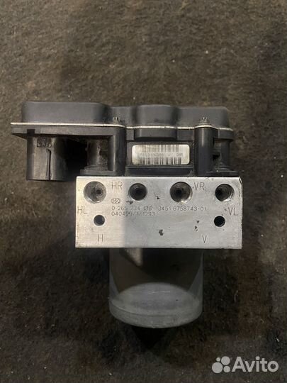 Блок ABS BMW e63 e60 e65 X5 N62B44