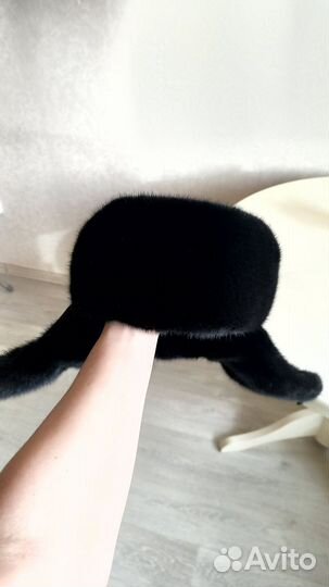 Меховая мужская норкавая ушанка