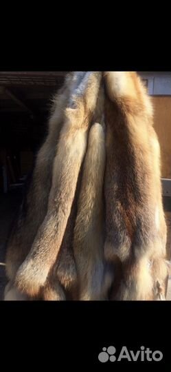 Шкуры лисы выделанные