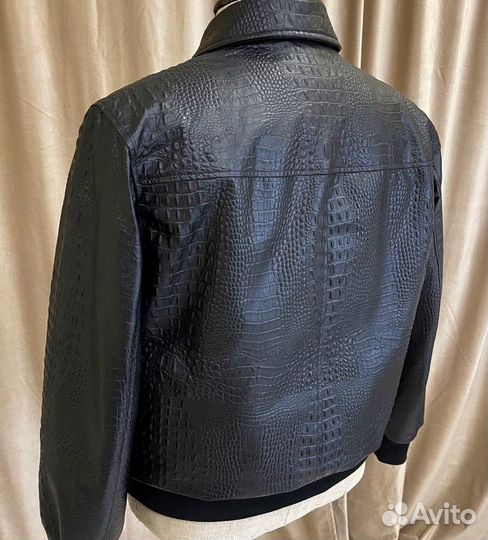 Кожаная мужская куртка на заказ пошив