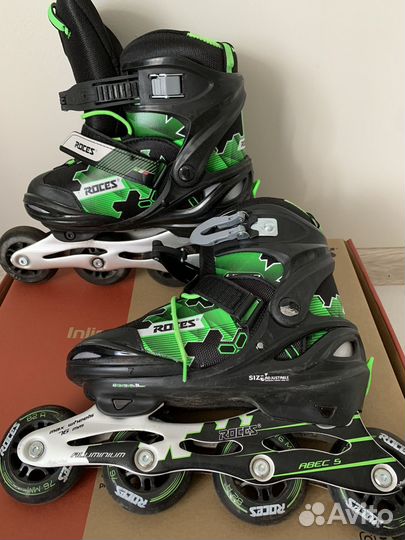 Практически новые роликовые коньки Roces 36-40