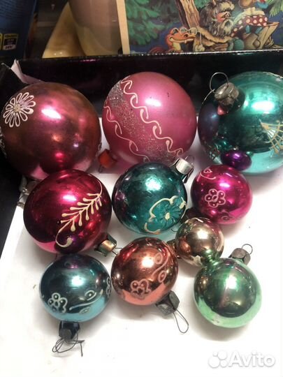 Елочные игрушки СССР одним лотом