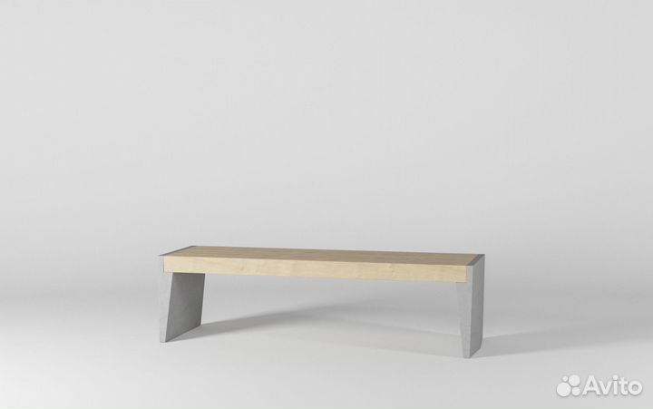 Скамейка парковая бетонная