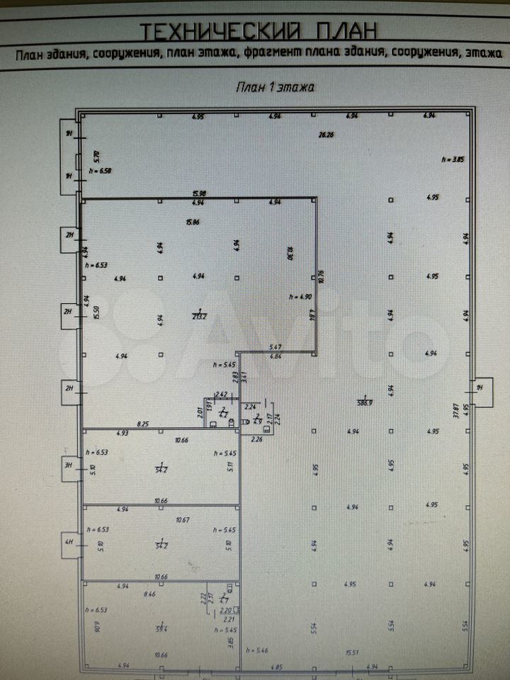 Свободного назначения, 55 м²