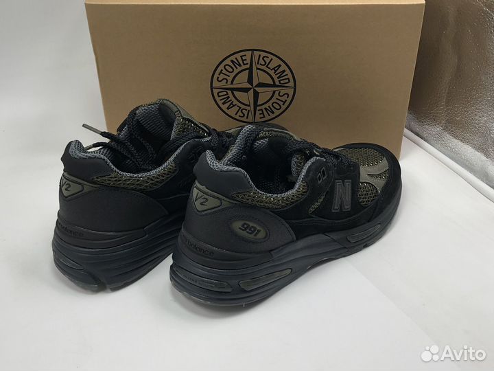 New Balance 991 x Stone Island Black