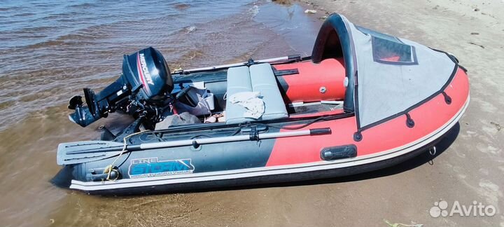 Лодка пвх Stormline Adventure extra с мотором 15