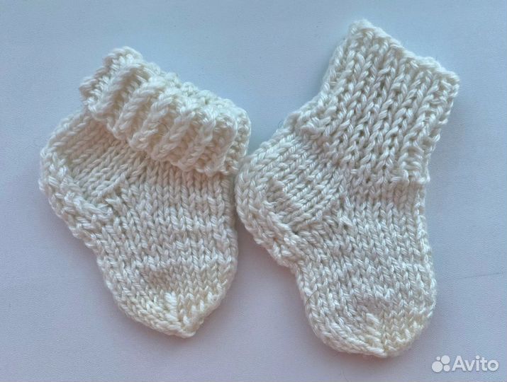 Шерстяные носки детские 10 см