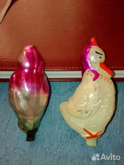 Игрушки СССР Хоттабыч, Богатырь,Попугай,Уточка
