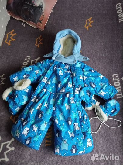 Комбинезон конверт зимний