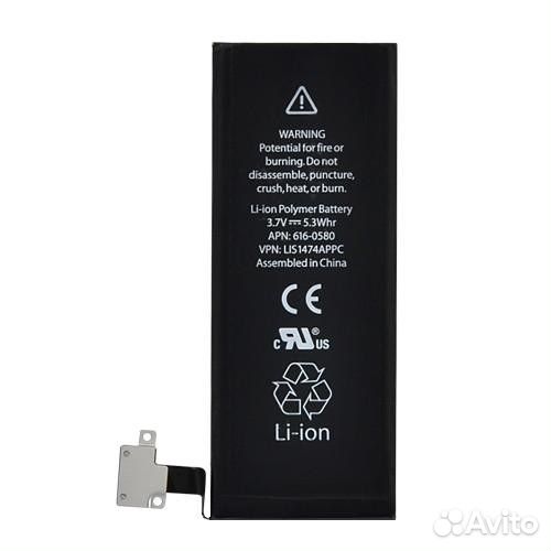 Аккумулятор для iPhone 4S 1430 mAh, скотч для уста