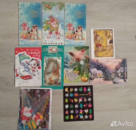 Открытки, конверты для денег