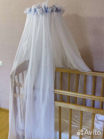 Балдахин в кроватку с держателем