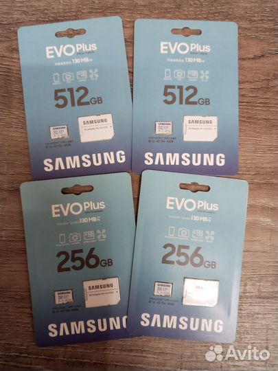 Карта памяти MicroSD Samsung 256 Гб