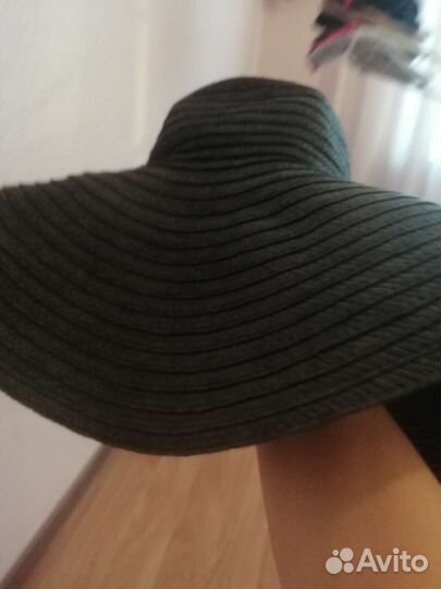 Шляпа женская пляжная соломенная