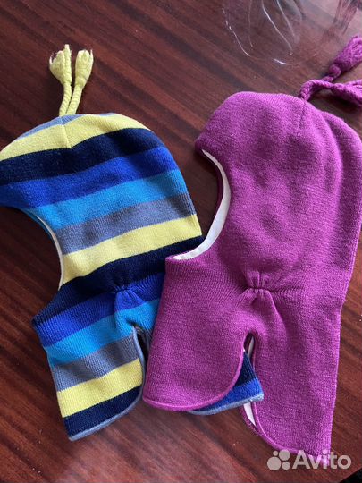 Шапка шлем шерстяной Керри и Ленни