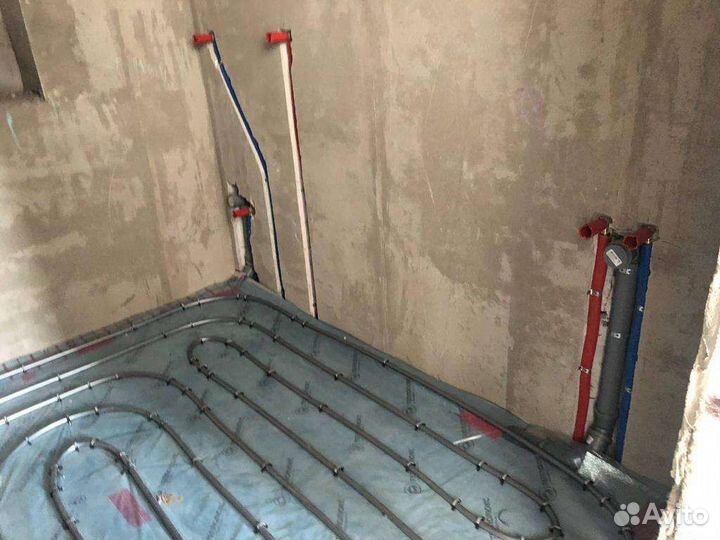 Монтаж теплого водяного пола и система отопления
