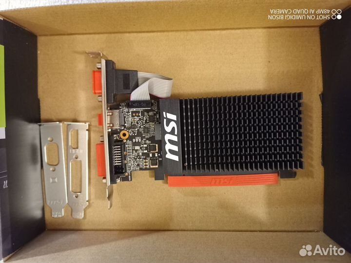 Видеокарта MSI GeForce GT710 1Gb DDR3