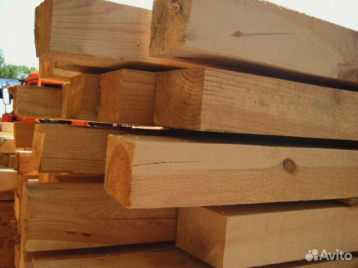 Производственный брус из лиственницы