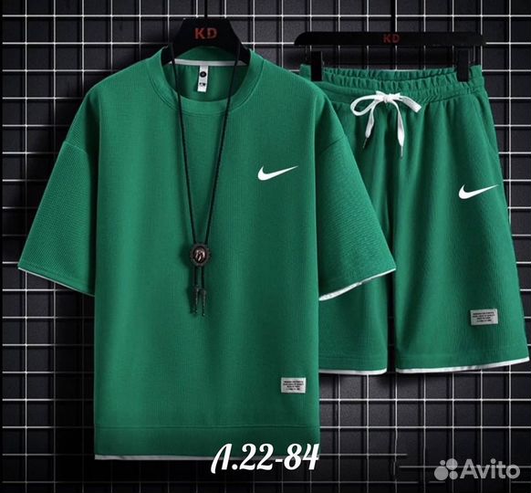 Спортивный костюм мужской шорты и футболка новый