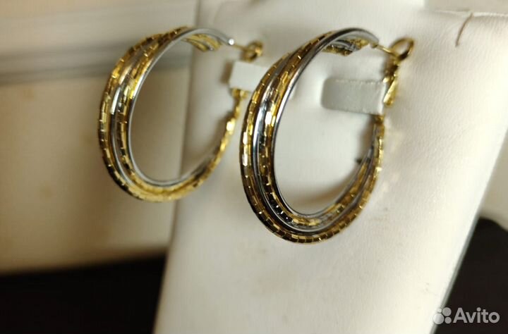 Винтажные серьги Италия